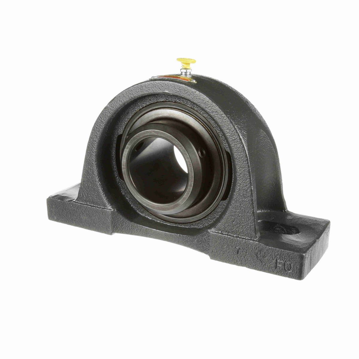 Sealmaster Mounted Cast Iron Two Bolt Pillow Block Ball Bearing - 52100 Bearing Steel, Black Oxided - Double Setscrew Lock - MPD-39