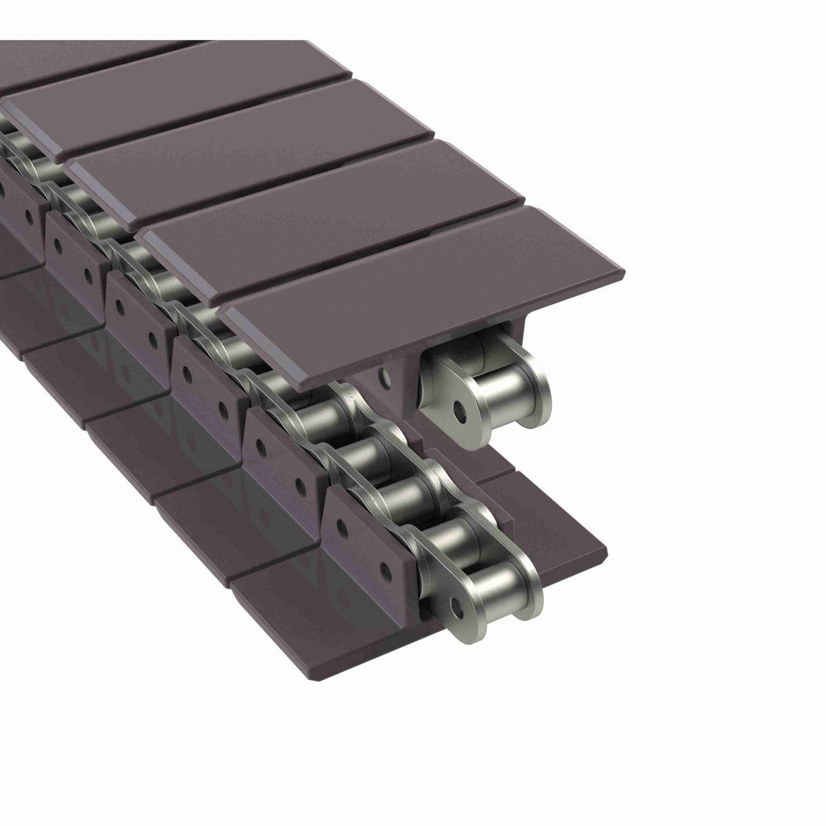 Rexnord 963 Straight Running Solid Top, Material: Brown High Performance, Width: 3.25in, Pitch: 1.5in - 81414421