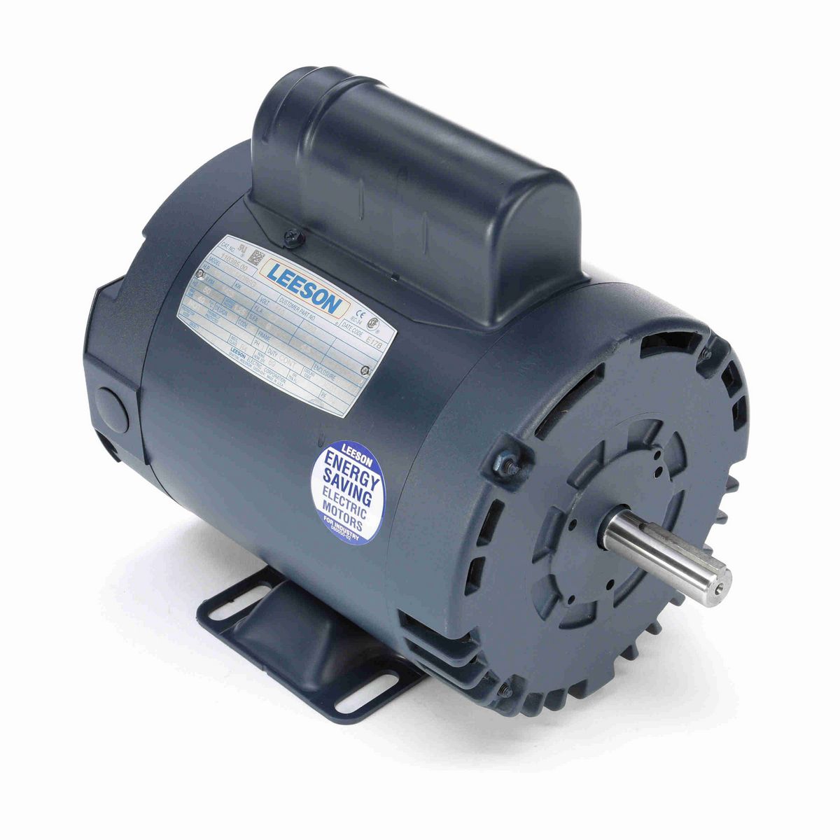 LEESON Special Voltage Motor, 0.50 HP, 1 Ph, 50 Hz, 110/220 V, 1500 RPM, 56 Frame, DP - 110395.00