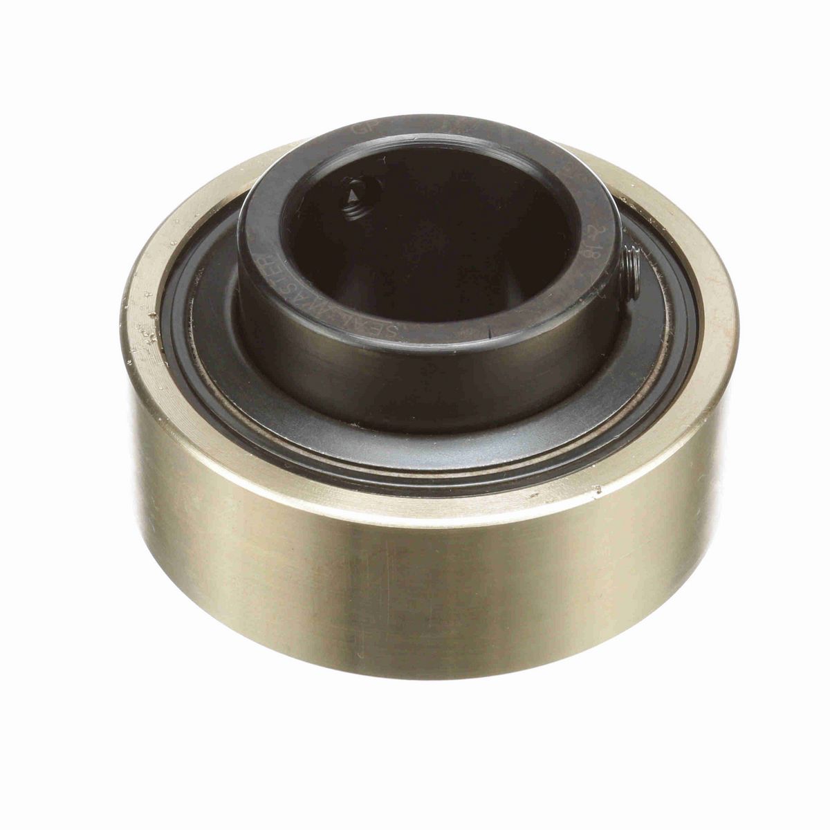 Sealmaster Mounted Insert Only Ball Bearing - 52100 Bearing Steel, Black Oxided - Setscrew Lock - AR-2-18