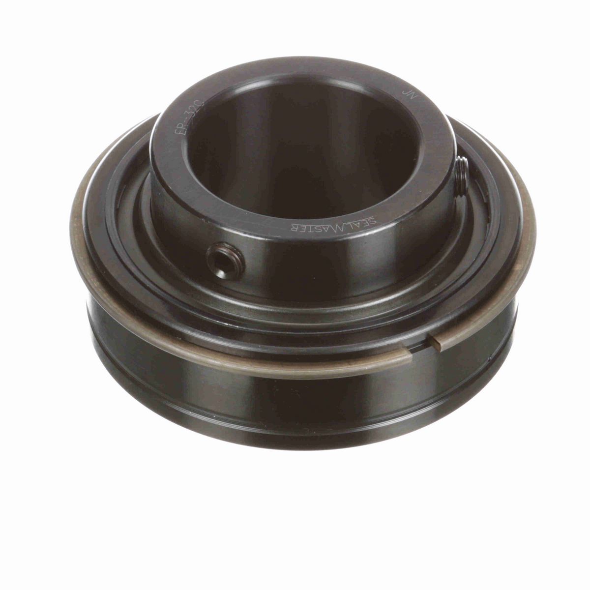 Sealmaster Mounted Insert Only Ball Bearing - 52100 Bearing Steel, Black Oxided - Setscrew Lock - ER-32C