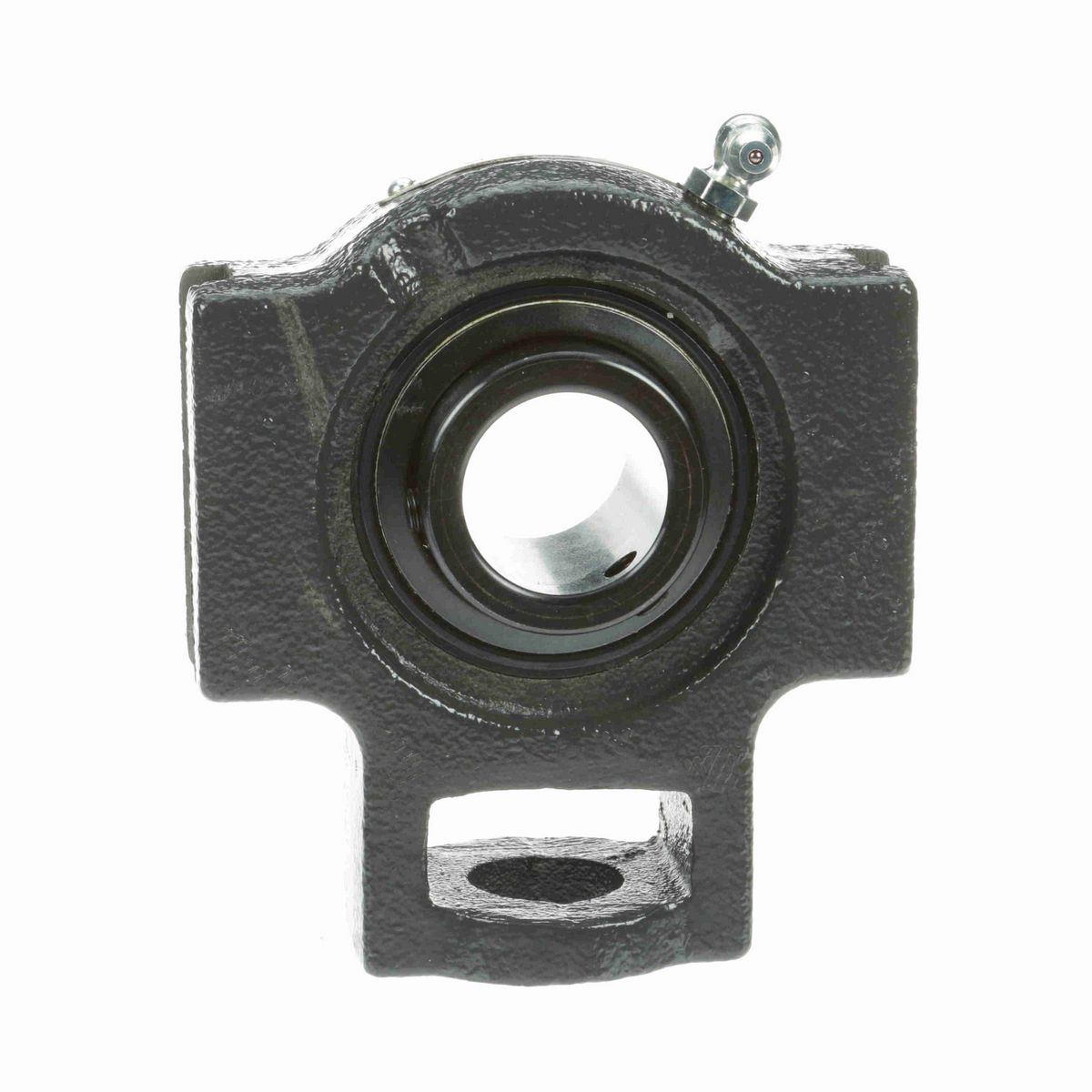 Sealmaster Mounted Cast Iron Wide Slot Take Up Ball Bearing - 52100 Bearing Steel, Black Oxided - Setscrew Lock - ST-18