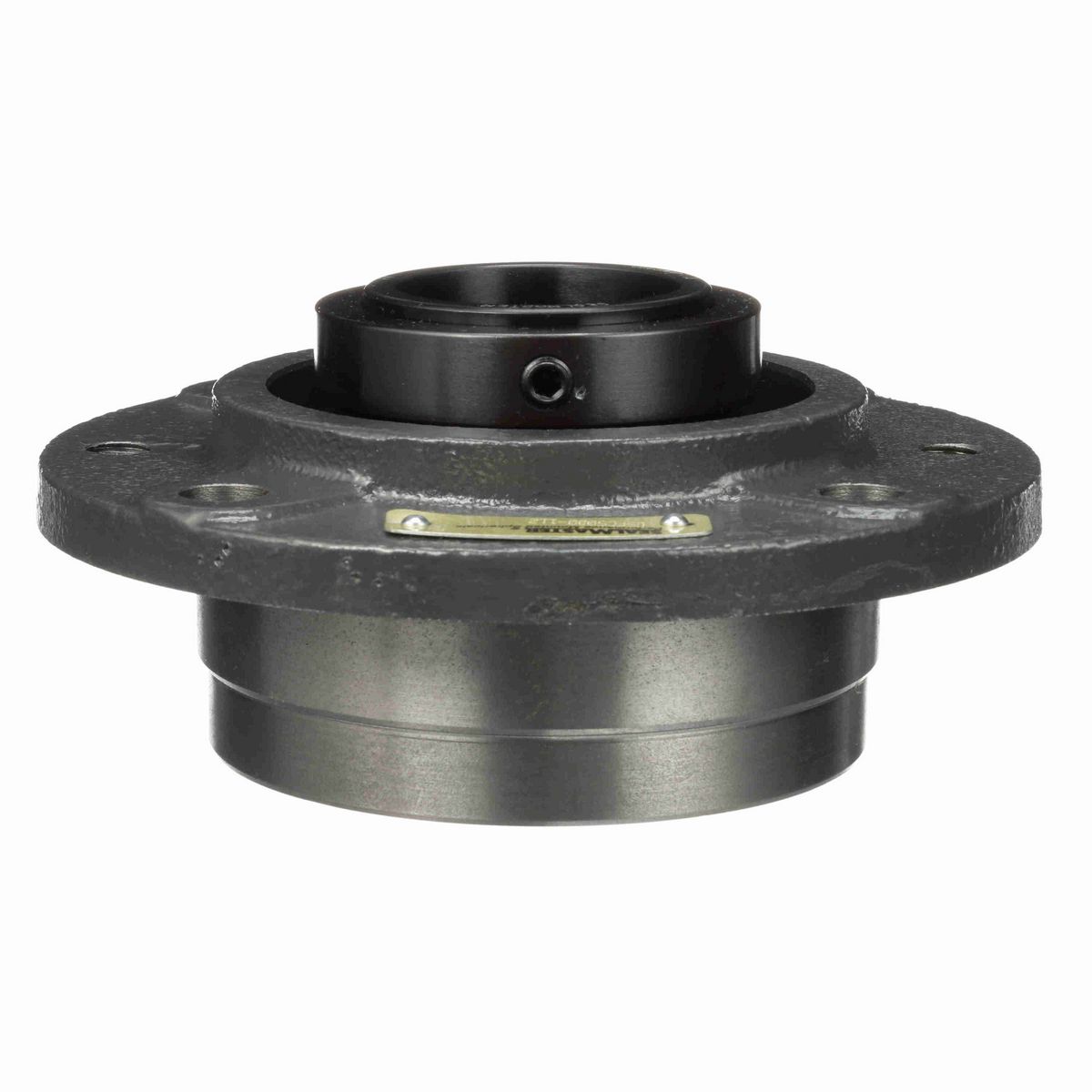 Sealmaster Mounted Cast Iron Piloted Flange Spherical Roller - 52100 Bearing Steel, Black Oxided - Collar Mount Lock - USFC5000-112