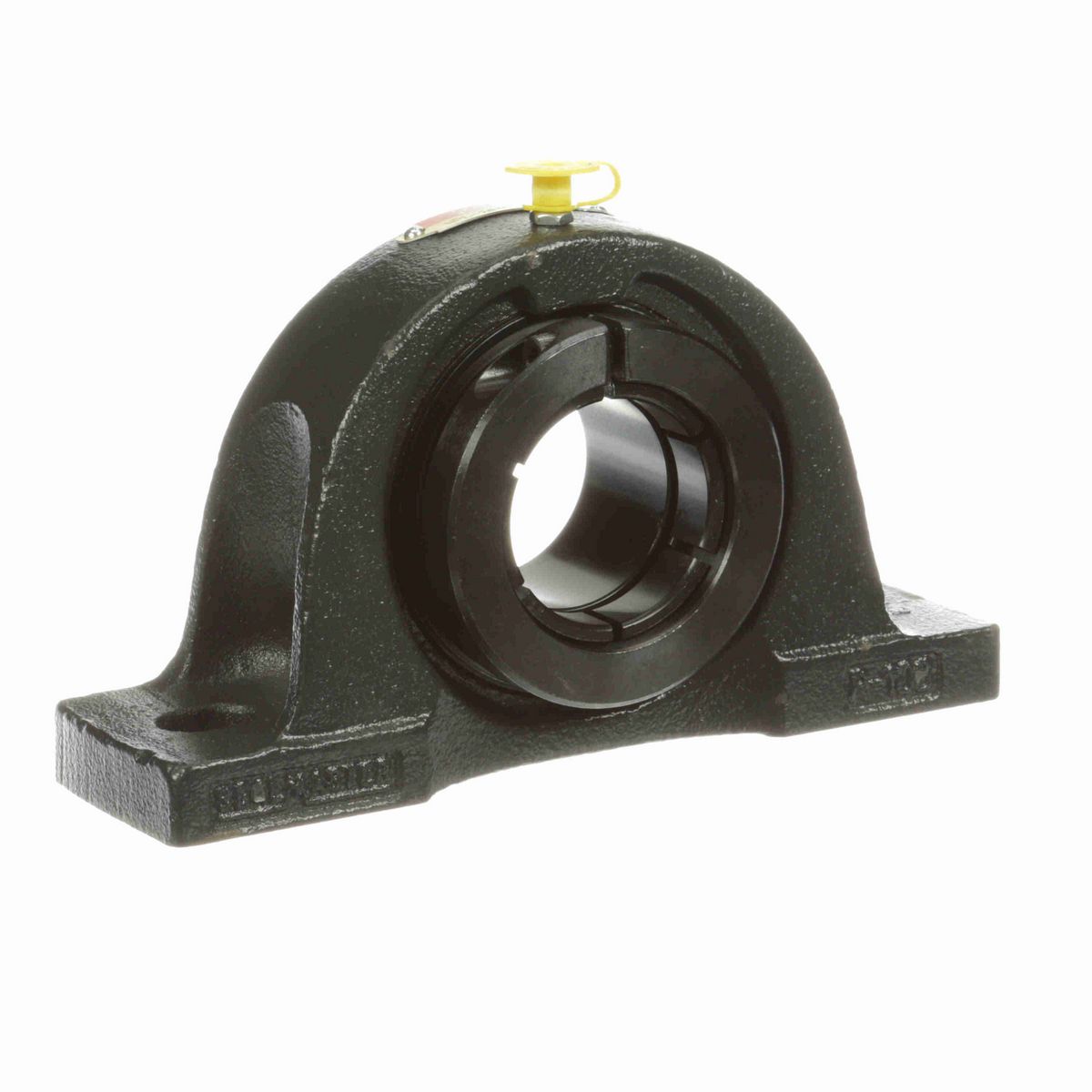 Sealmaster Mounted Cast Iron Two Bolt Low Base Pillow Block Ball Bearing - 52100 Bearing Steel, Black Oxided - Concentric Lock - NPL-28TC