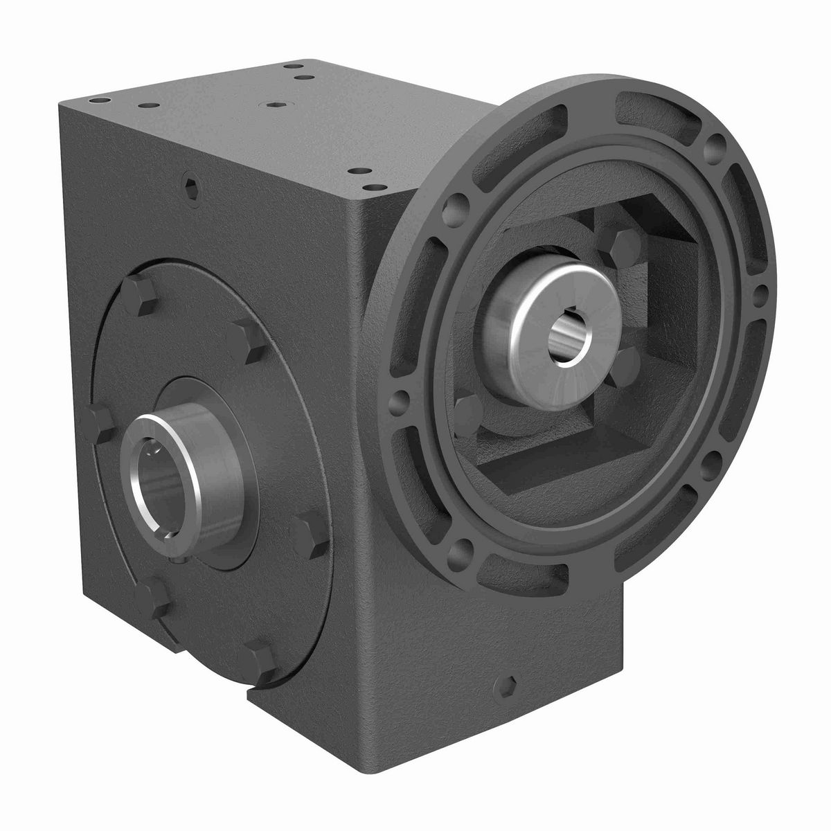 Hub City PowerCubeX Worm Gear Reducer Cast Iron Single-Reduction Worm Reducer - 265 80/1 A WR 56C 1.500