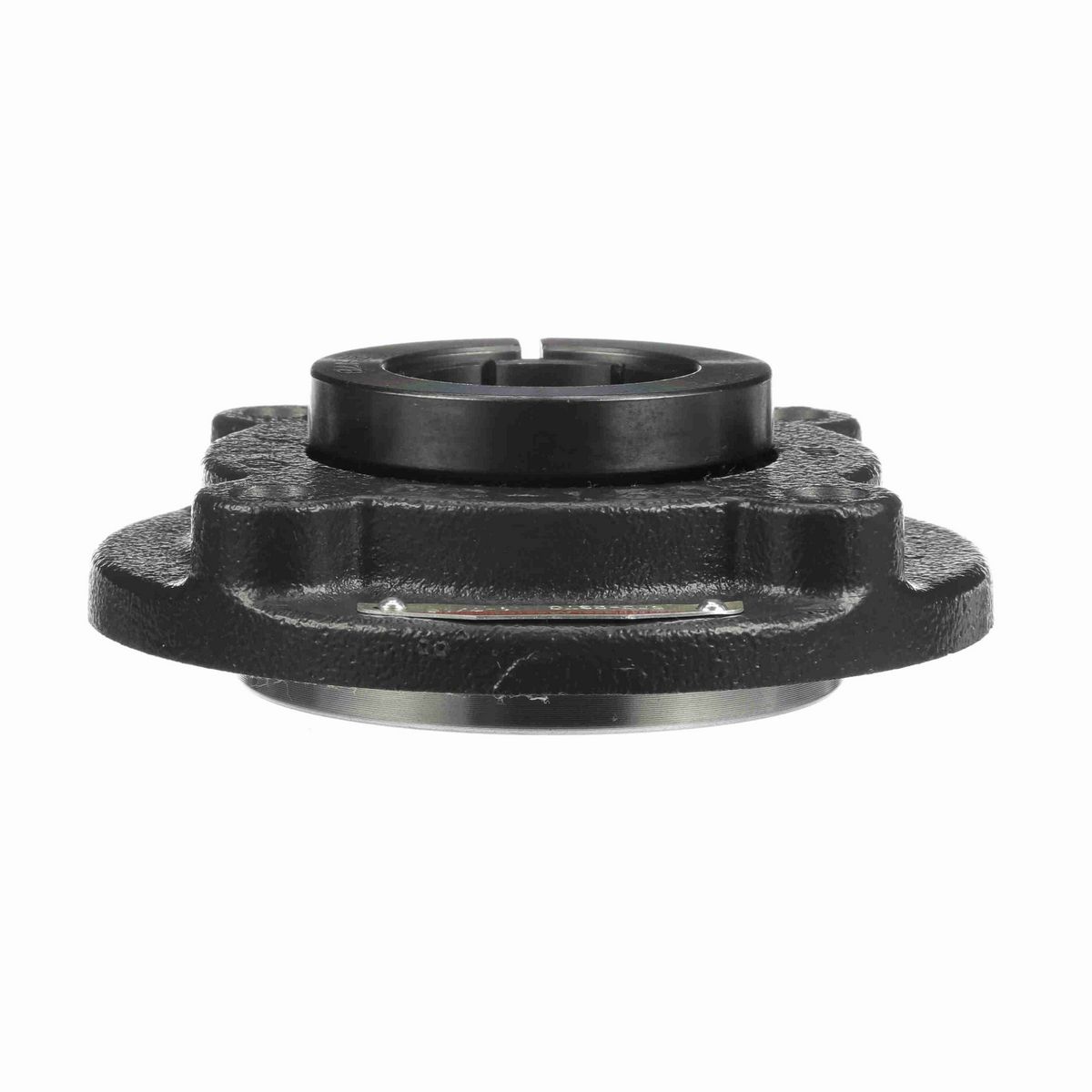 Sealmaster Mounted Cast Iron Flange Cartridge Ball Bearing - 52100 Bearing Steel, Black Oxided - Concentric Lock - SFC-23TC
