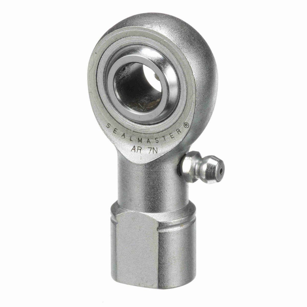 Sealmaster Female Rod End Bearing - Three-Piece Greasable Carbon Steel Race - AR 7N