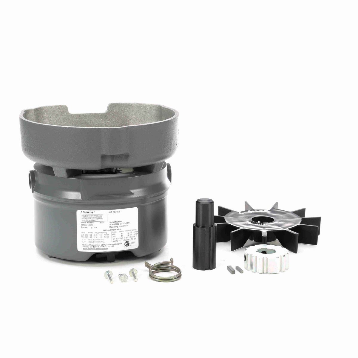 LEESON BRAKE KIT,6 FT/LB,"629" MTRS ONLY,3 PH - A302