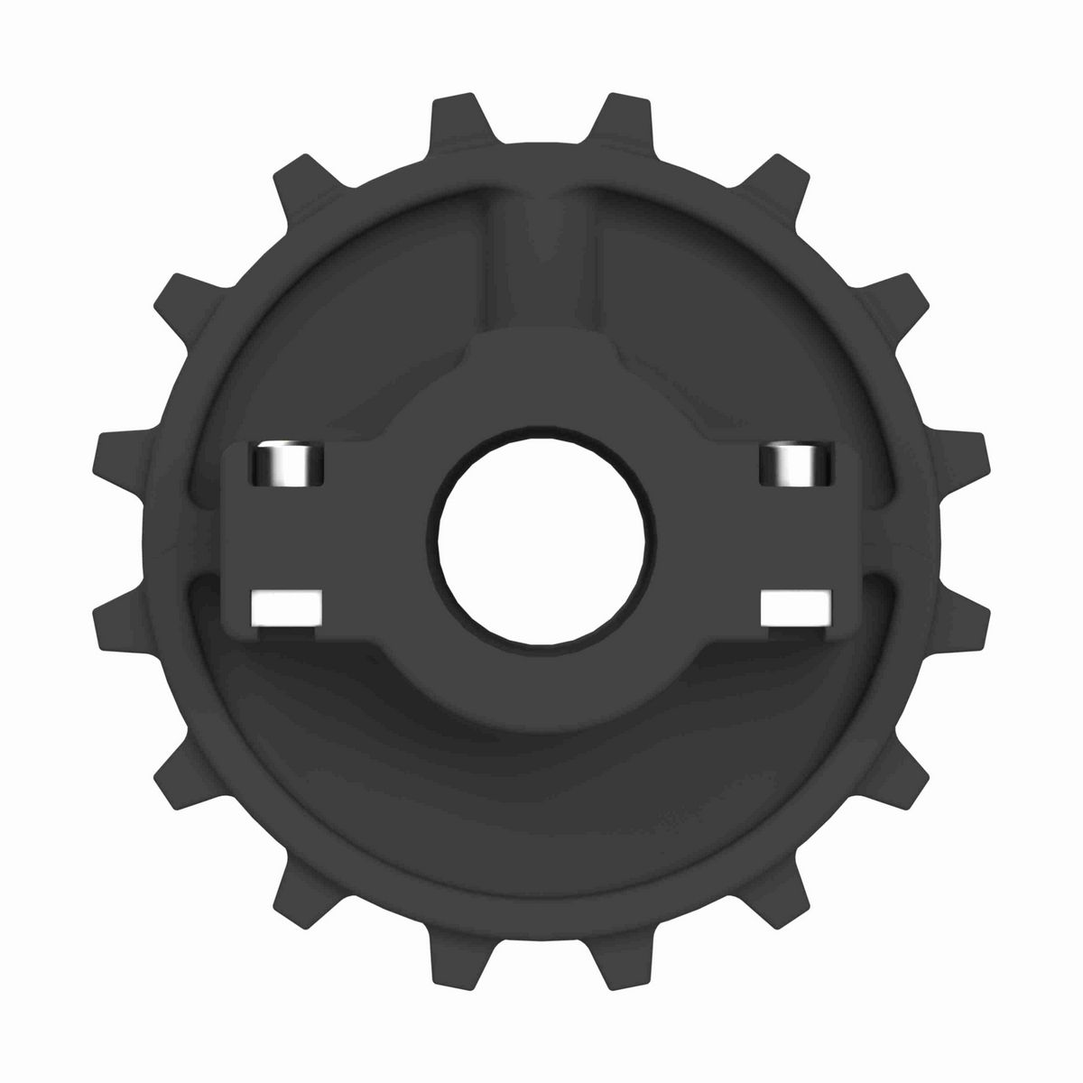 Rexnord 7700 Series Split Molded Nylon Sprocket with 16 Teeth and 1-1/4in Round Idler Bore - 614-62-12