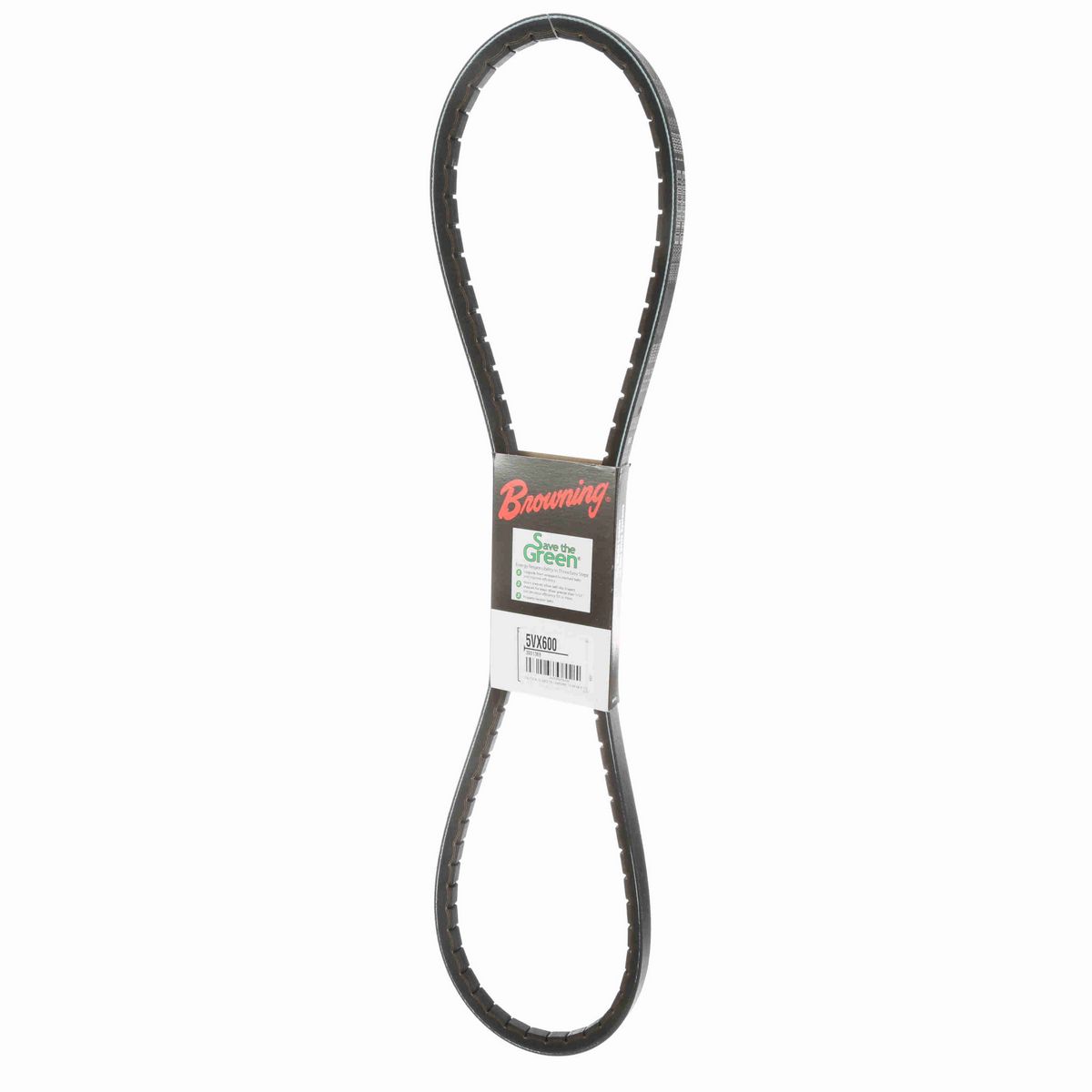 Browning EPDM Notched Belt 98% Efficient - 5VX600