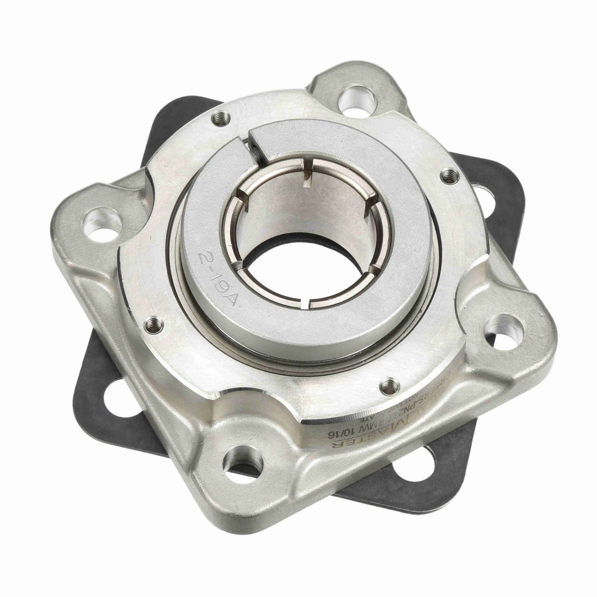 Sealmaster Mounted Stainless Steel Four Bolt Flange Ball Bearing - 52100 Bearing Steel, Phosphorus Nickel Coated - Concentric Lock - Corrosion Resistant - Reduced Maintenance - Lubed for Life - CRBFRS-PN23T RMW