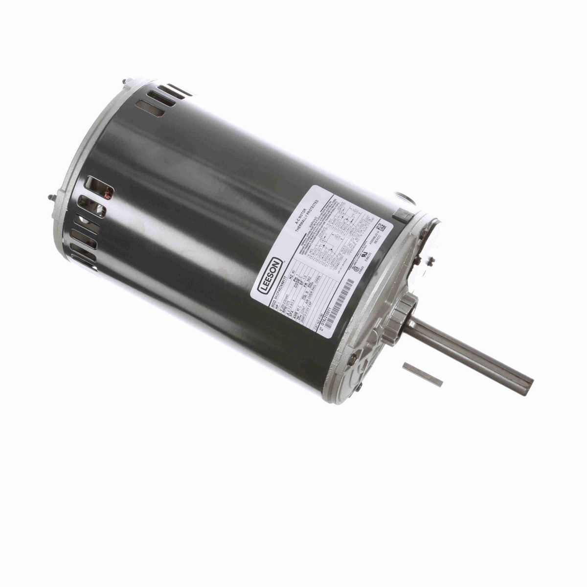 LEESON Condenser Fan Motor, 1 HP, 1 Ph, 60 Hz, 200-230/460 V, 1200 RPM, 56Z Frame, OPEN - P190