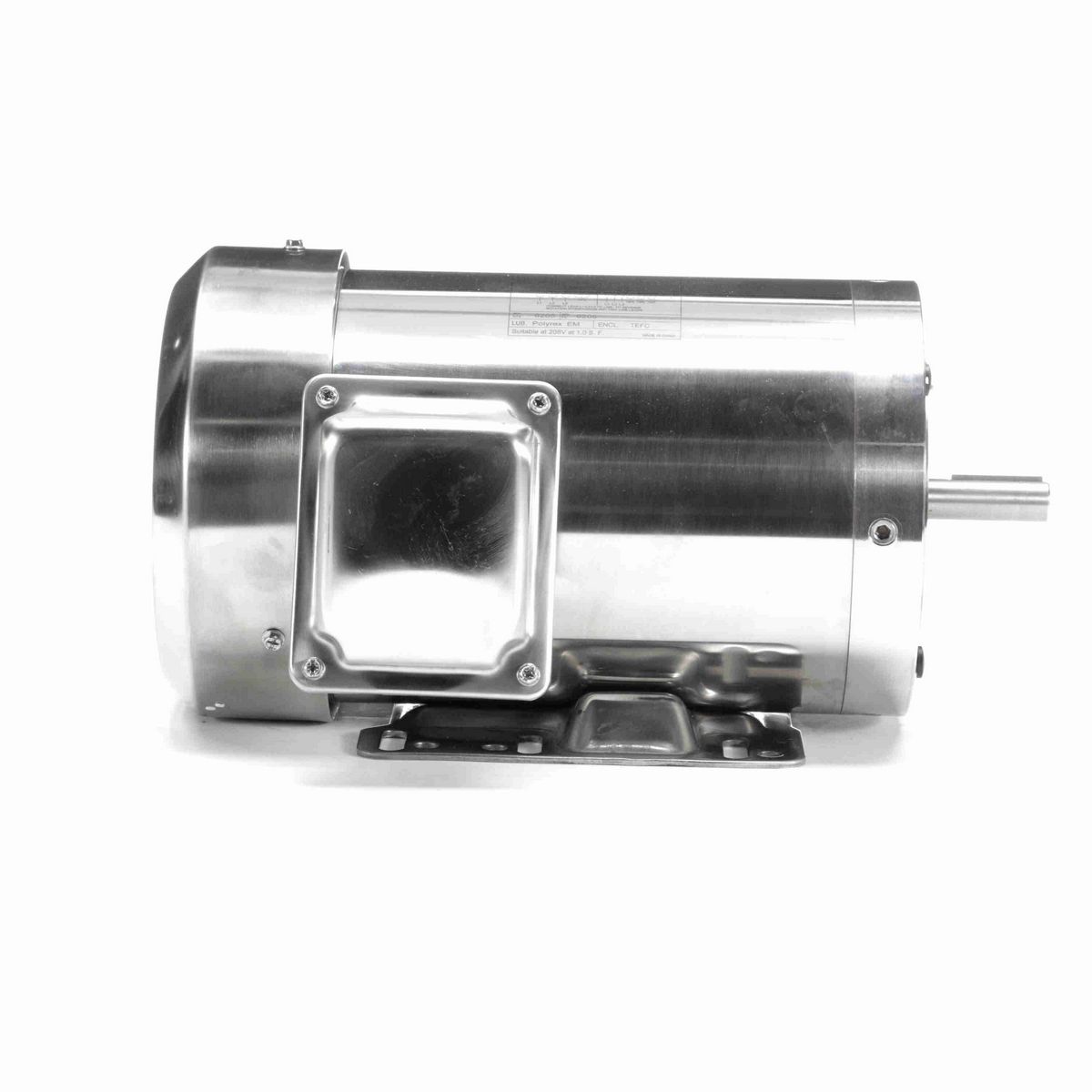 LEESON SST Duck™ General Purpose Motor, 1 & 0.75 HP, 3 Ph, 60 & 50 Hz, 230/460 & 190/380 V, 1200 & 1000 RPM, 56HC Frame, TEFC - 191417.00