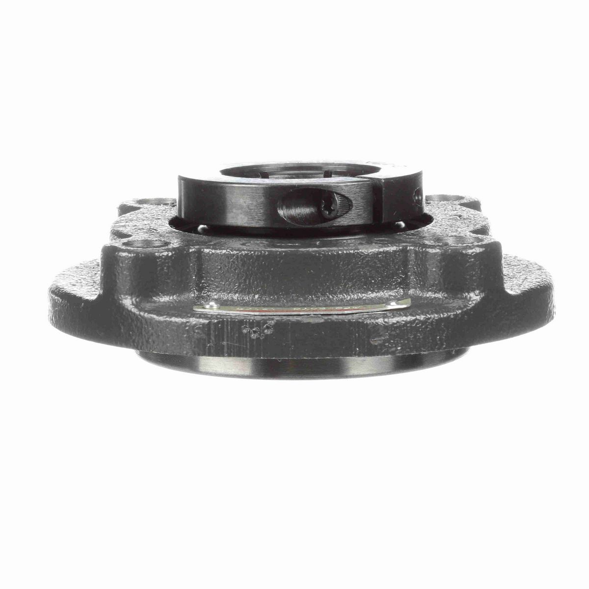 Sealmaster Mounted Cast Iron Flange Cartridge Ball Bearing - 52100 Bearing Steel, Black Oxided - Concentric Lock - MFC-20TC