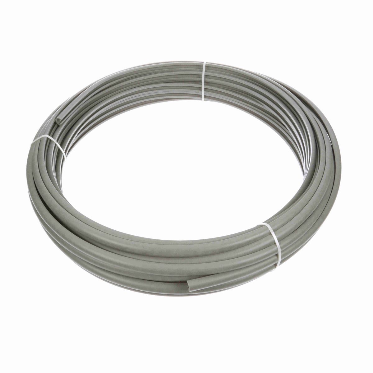 System Plast Half Round Cover: 0.82"W X 0.53"H X 1200"L Dark Grey Nolu-SR - VG-P58HR-SR-100