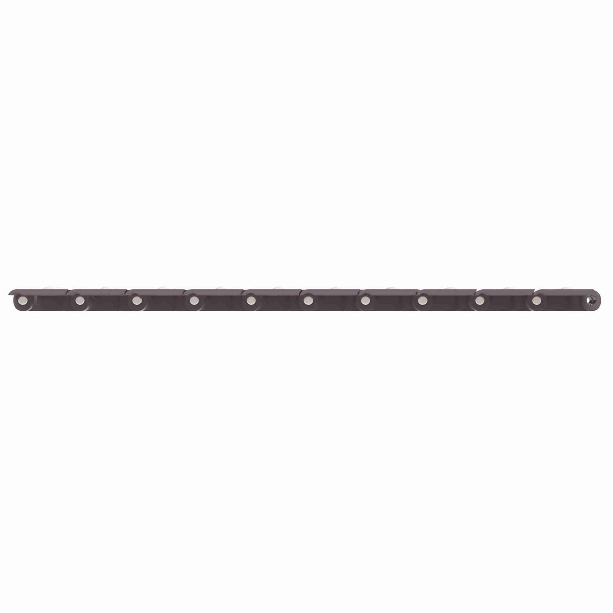 Rexnord 820 RubberTop Straight Running RubberTop®, Material: Brown High Performance, Width: 3.25in, Pitch: 1.5in - 81416211