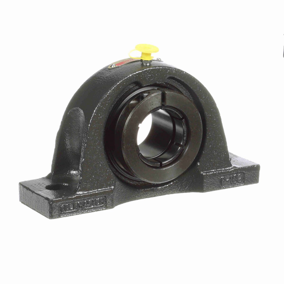 Sealmaster Mounted Cast Iron Two Bolt Low Base Pillow Block Ball Bearing - 52100 Bearing Steel, Black Oxided - Concentric Lock - NPL-26TC