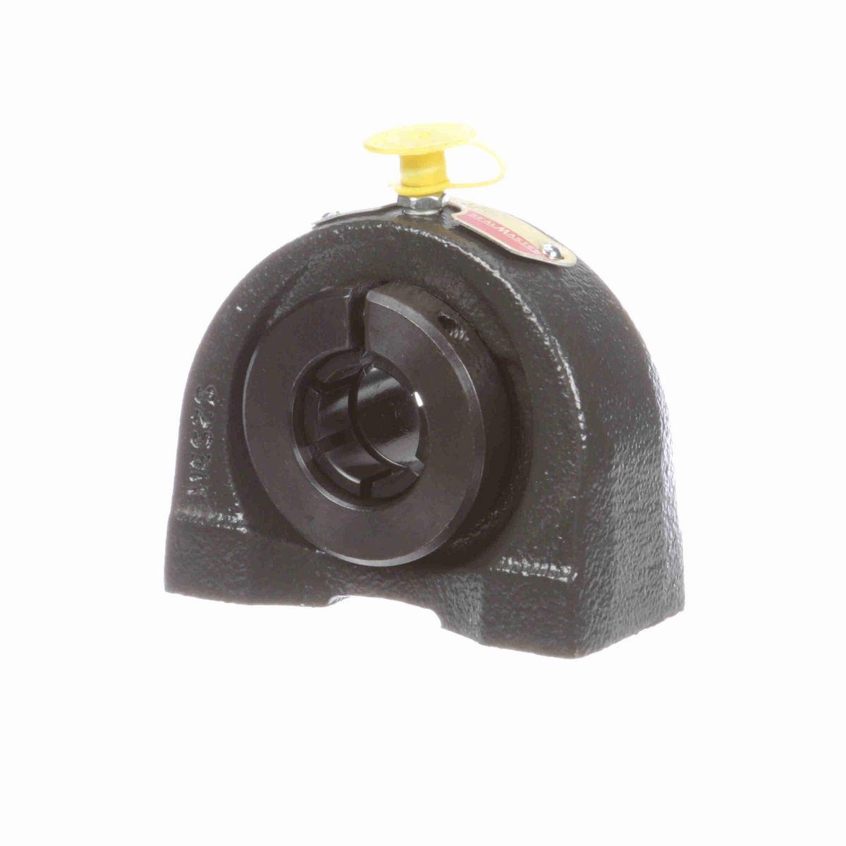Sealmaster Mounted Cast Iron Tapped Base Pillow Block Ball Bearing - 52100 Bearing Steel, Black Oxided - Concentric Lock - TB-12T