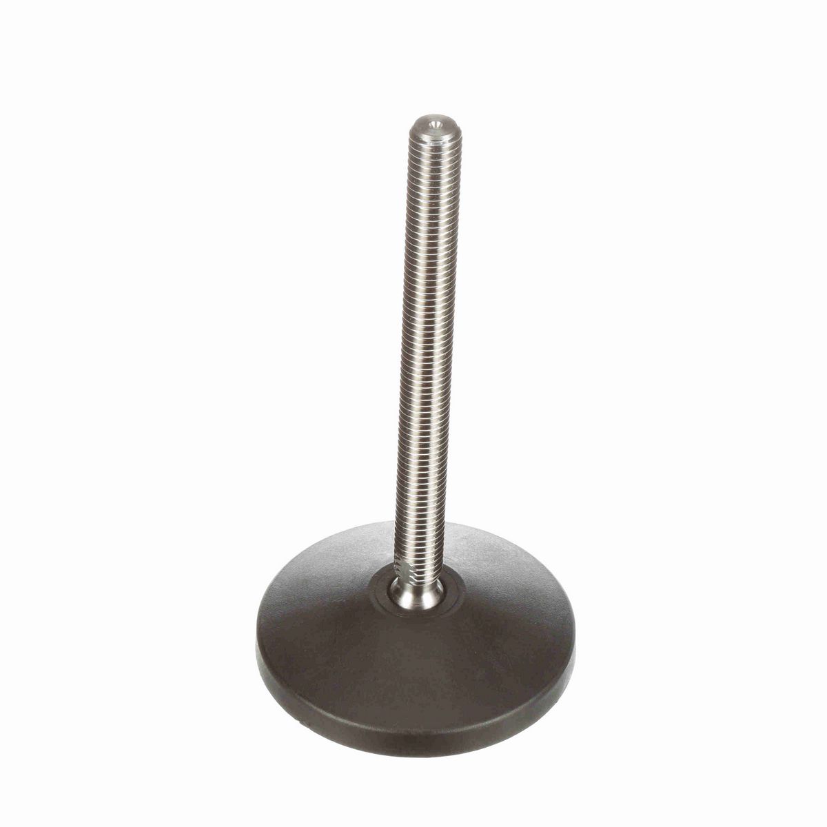 System Plast Articulating Plastic Leveler; Series: VG-511, Base Diameter: 4, Spindle Length: 6.09-in, Thread: 5/8-11 - VG-511-01-S58-L7