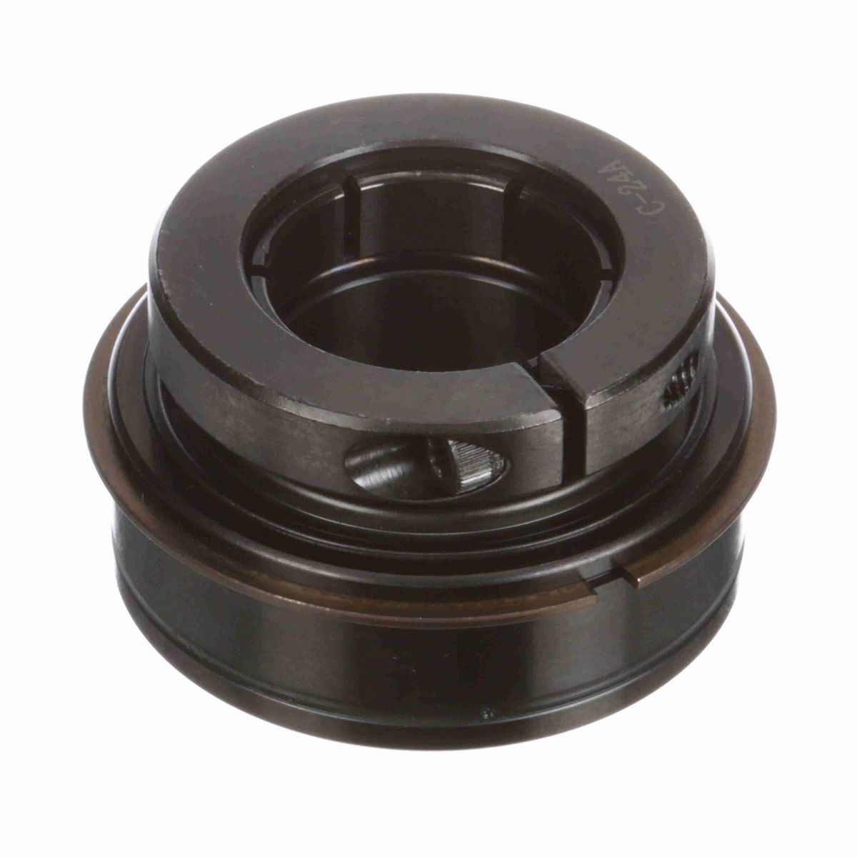 Sealmaster Mounted Insert Only Ball Bearing - 52100 Bearing Steel, Black Oxided - Concentric Lock - ER-208TMC