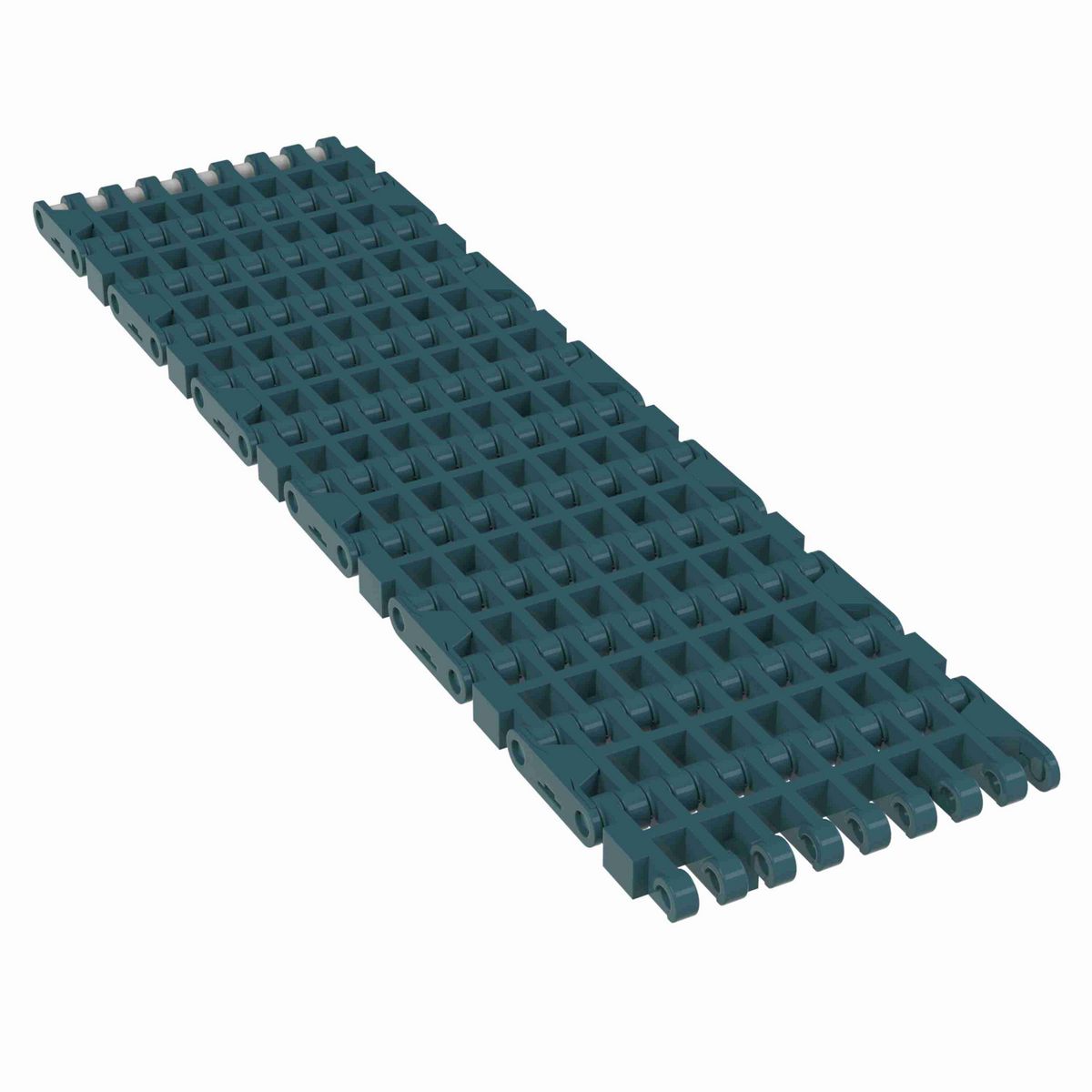 Rexnord 1000FG Straight Running Flush Grid, Material: Green Low Friction Acetal, Width: 85mm, Pitch: 1in - 874.43.10