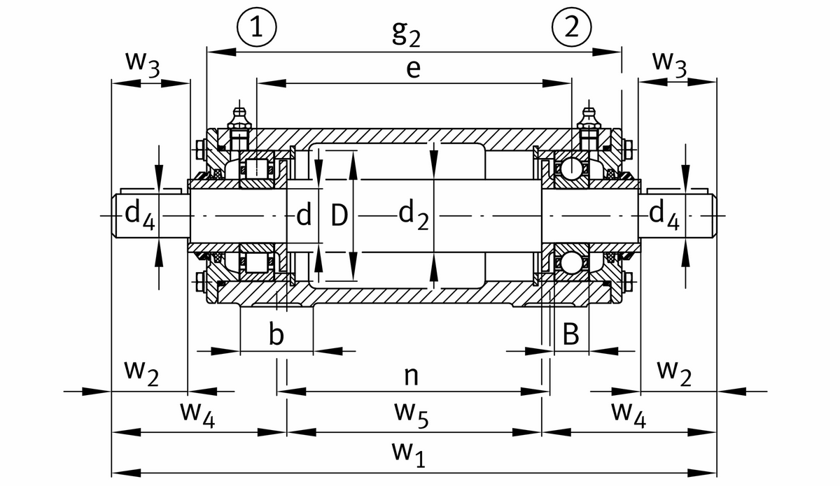 Узел стационарного корпуса FAG VRE306-D