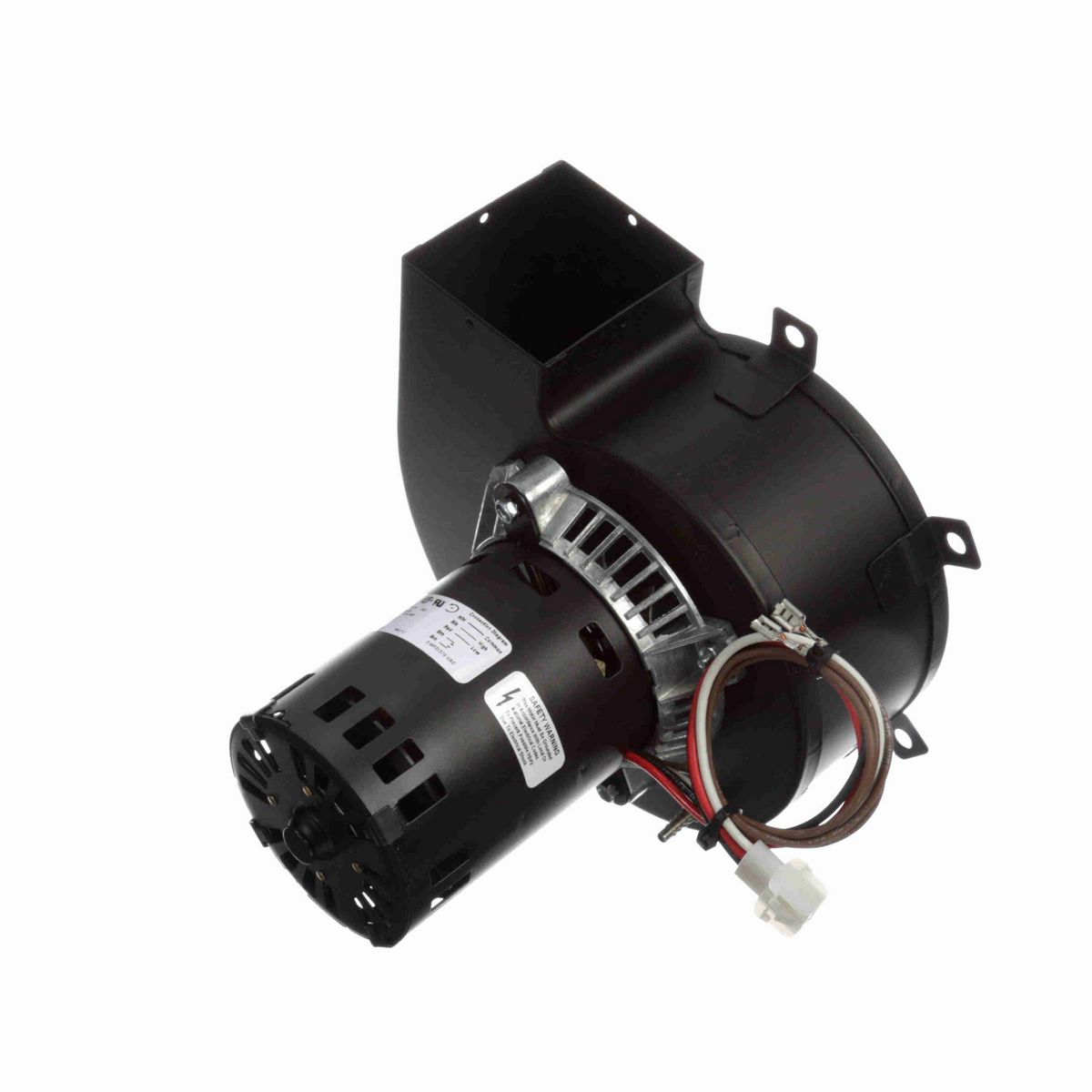 FASCO Rectangular Outlet Permanent Split Capacitor OEM Replacement Draft Inducer Blower, 208-230 Volts, Flange: No - A306