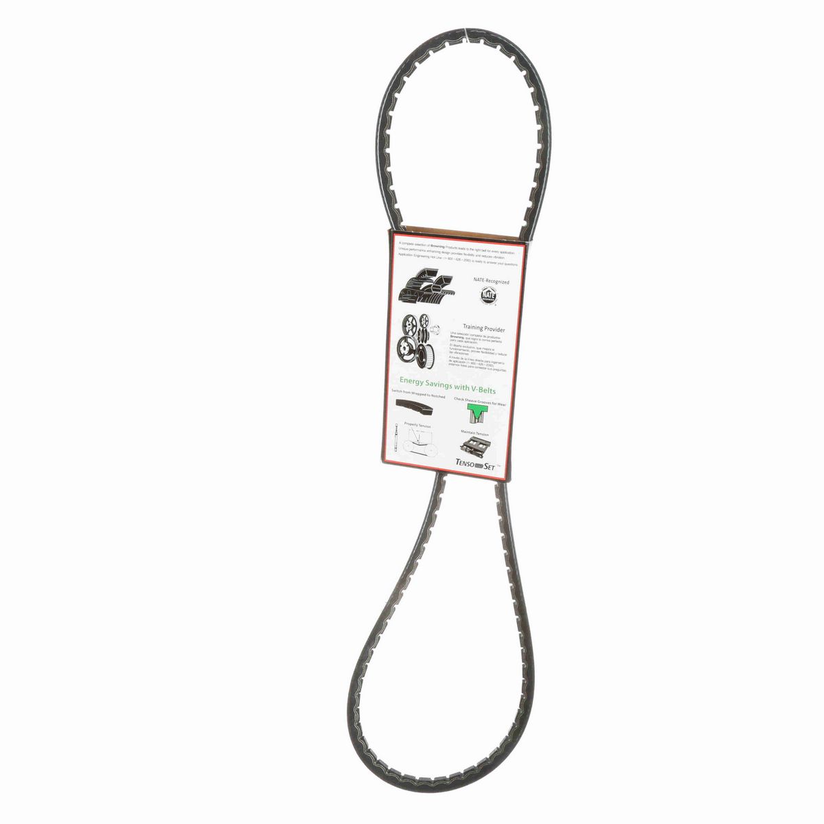 Browning EPDM Notched Belt 98% Efficient - 3VX450
