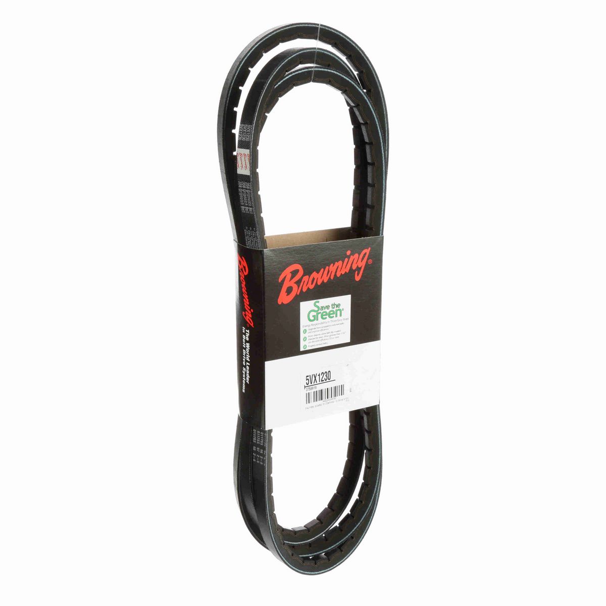 Browning EPDM Notched Belt 98% Efficient - 5VX1230