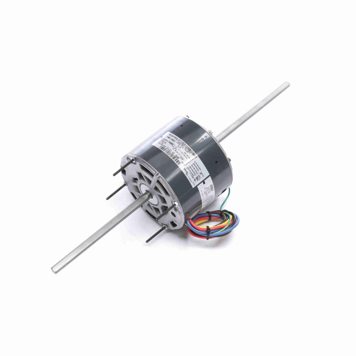 Genteq Fan Coil & Air Conditioner Motor, 1/3 HP, 1 Ph, 60/50 Hz, 208-230 V, 1075 RPM, 3 Speed, 48 Frame, OPAO - 3686