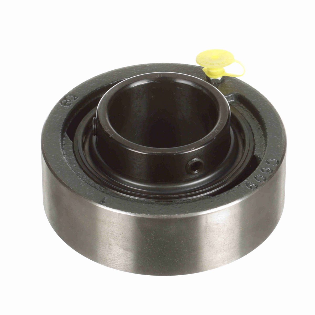 Sealmaster Mounted Cast Iron Cylindrical Cartridge Ball Bearing - 52100 Bearing Steel, Black Oxided - Setscrew Lock - SC-32RC