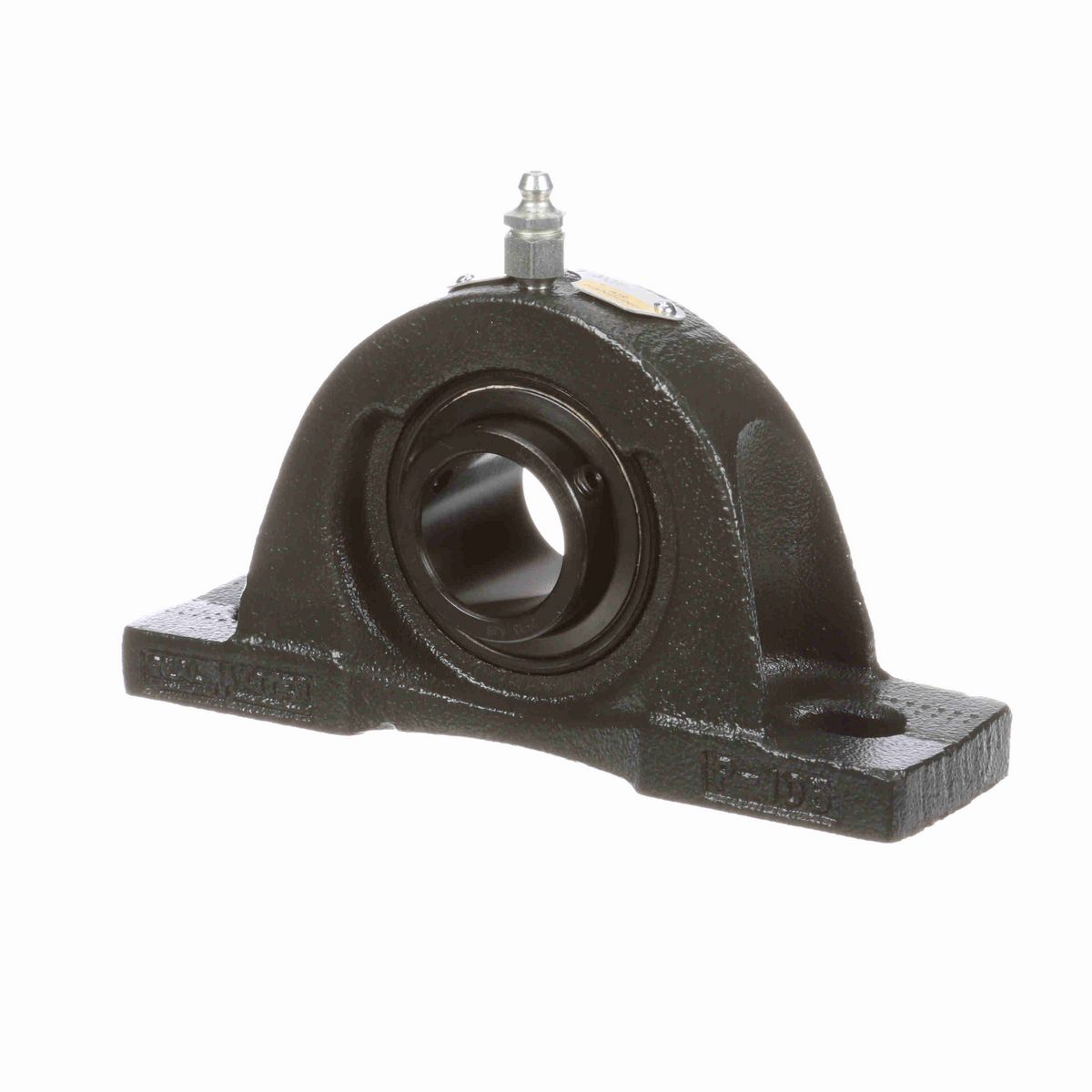 Sealmaster Mounted Cast Iron Two Bolt Pillow Block Ball Bearing - 52100 Bearing Steel, Black Oxided - Setscrew Lock - High Temperature - NP-19 VL