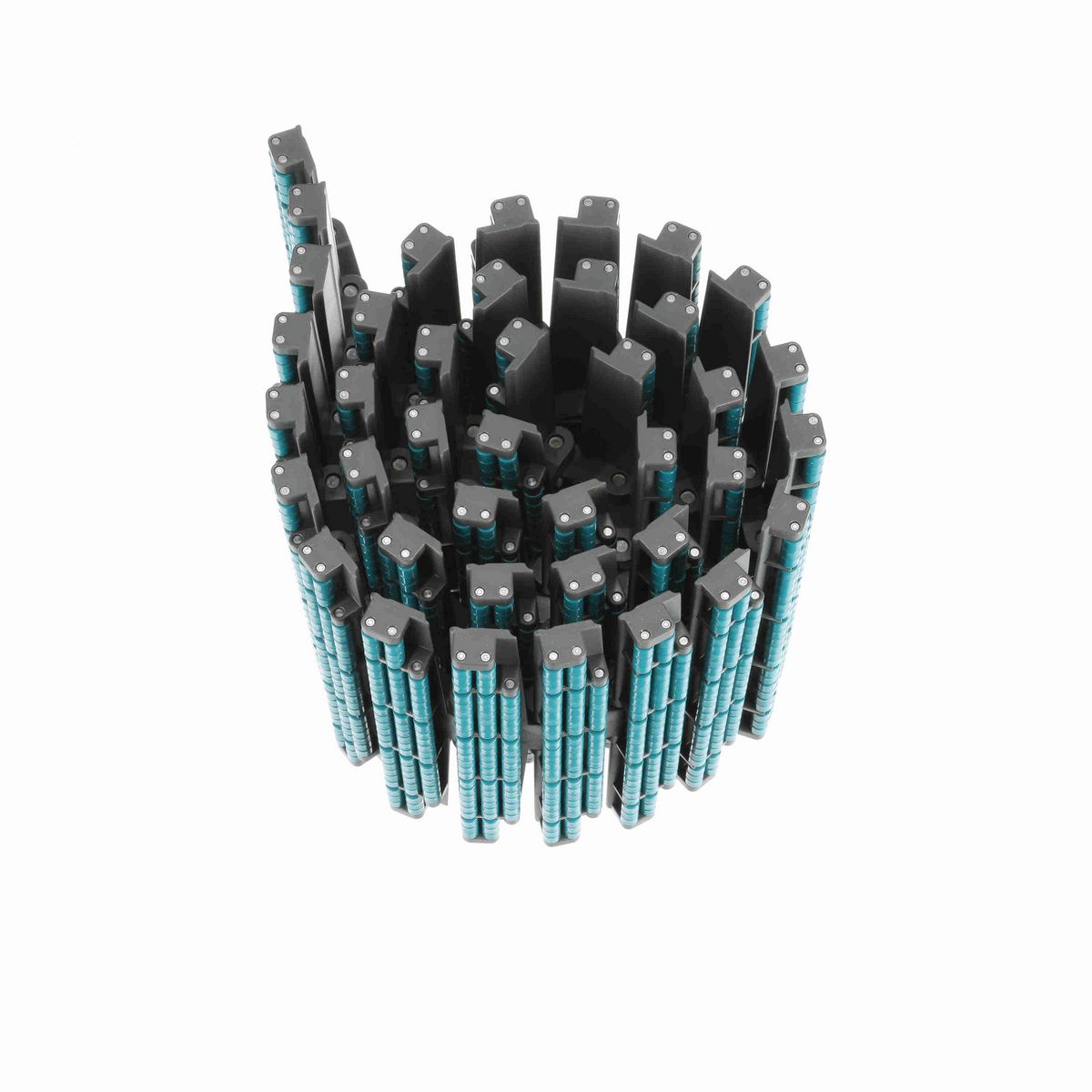 System Plast 882TAB LBP Side-flexing Low Backline Pressure, Material: Gray Low Friction, Width: 10in, Pitch: 1.5in - LFG882LBP-M-K1000