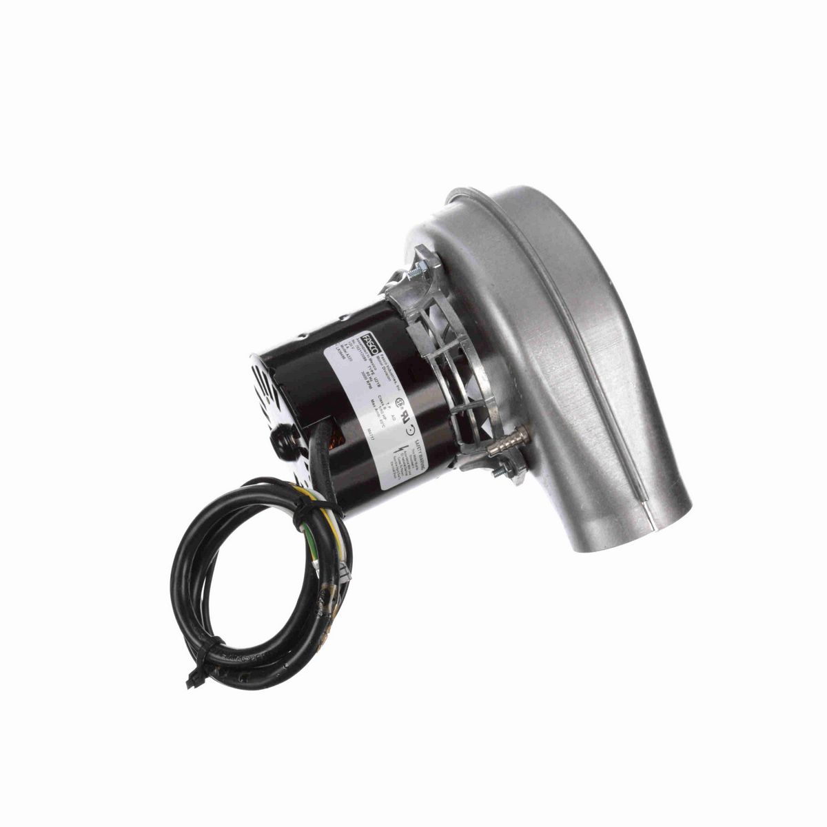 FASCO Round Outlet Shaded Pole OEM Replacement Draft Inducer Blower, 120 Volts, Flange: No - A320