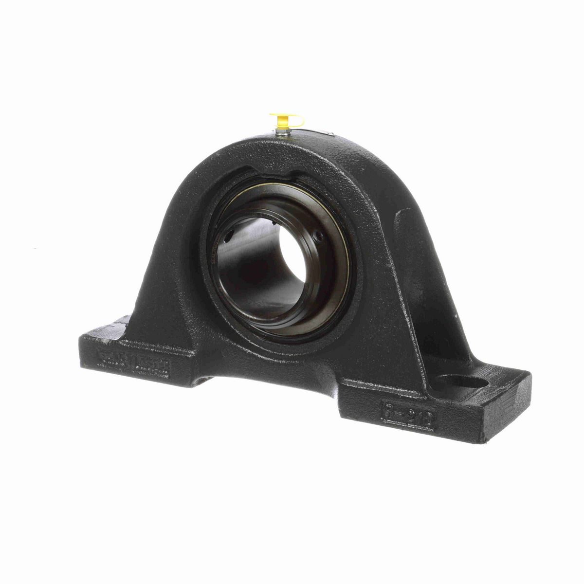 Sealmaster Mounted Cast Iron Two Bolt Pillow Block Ball Bearing - 52100 Bearing Steel, Black Oxided - Double Setscrew Lock - SPD-43