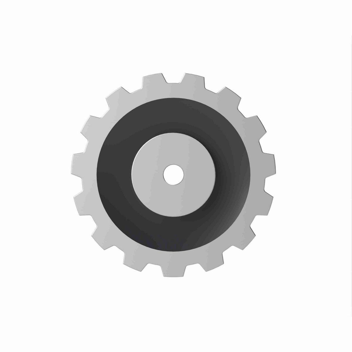 Rexnord 882 Series Solid One Piece Cast Iron Sprocket with 15 Teeth and a 3/4in Round Rough Stock Bore (RSB) - 401-326-2