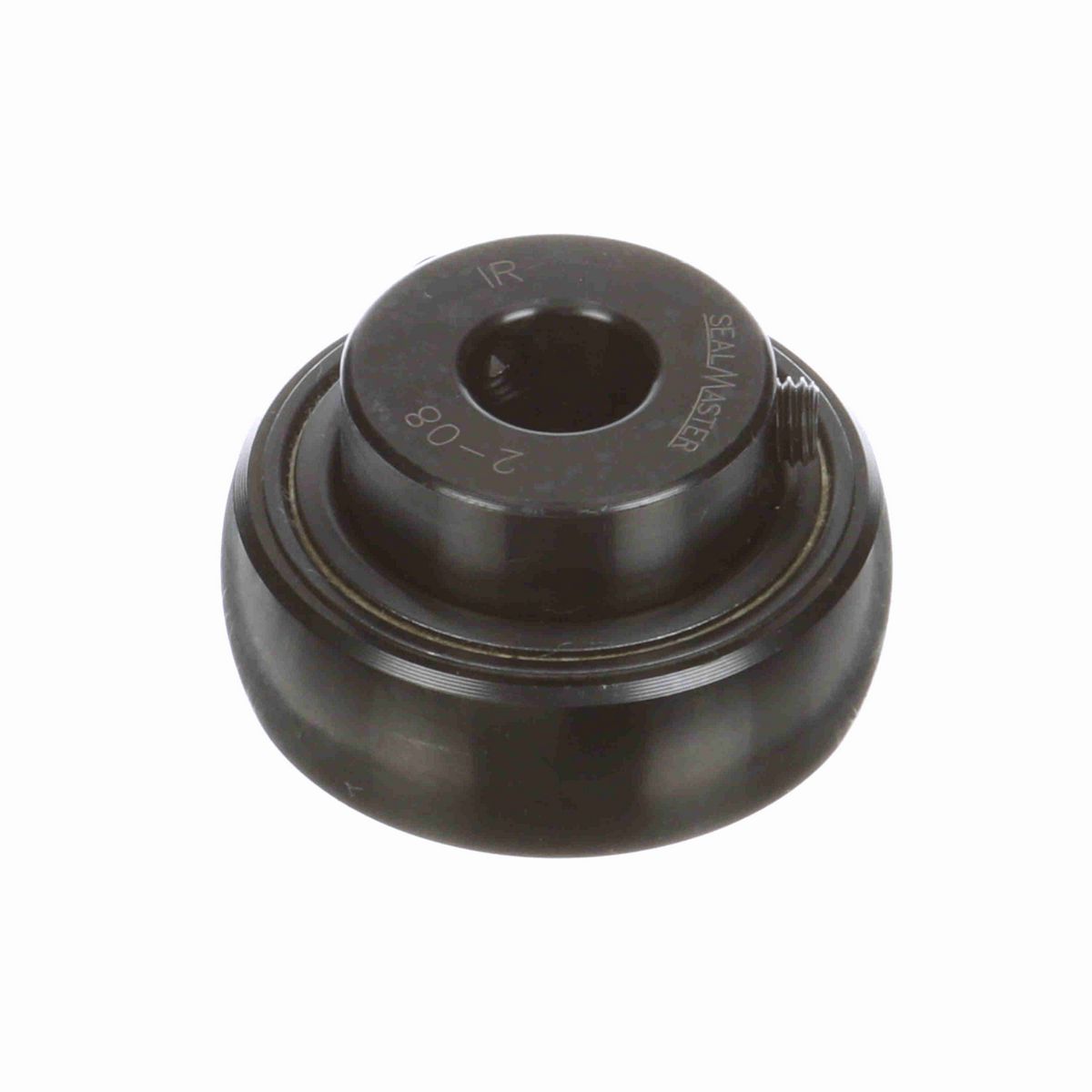 Sealmaster Mounted Insert Only Ball Bearing - 52100 Bearing Steel, Black Oxided - Setscrew Lock - 2-08