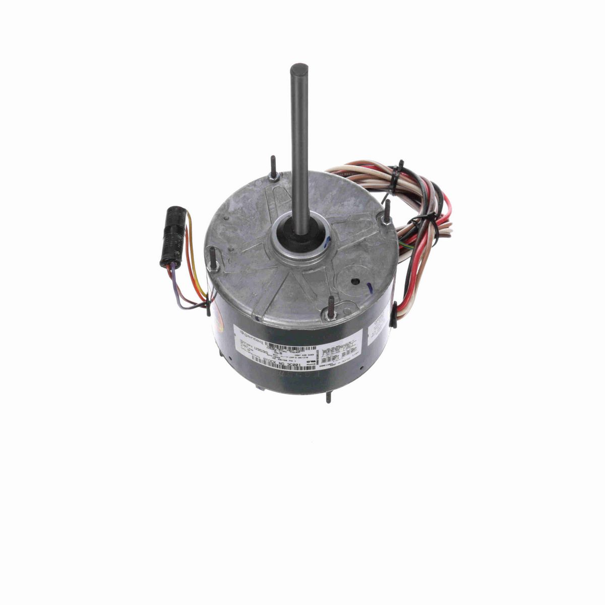 Genteq Condenser Fan Motor, 1/4 HP, 1 Ph, 60/50 Hz, 208-230 V, 1625 RPM, 2 Speed, 48 Frame, CLOSEDAO - 3C001