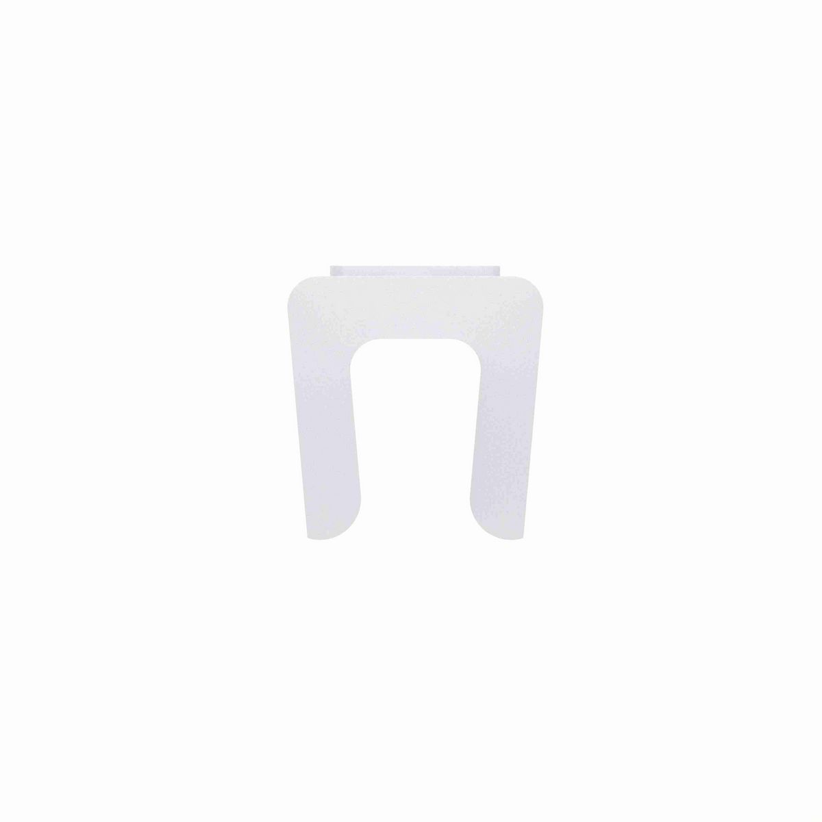 System Plast Bar Cap: 0.5"W X 0.5"H X 6000"L White UHMW-PE - VG-P14BC-500