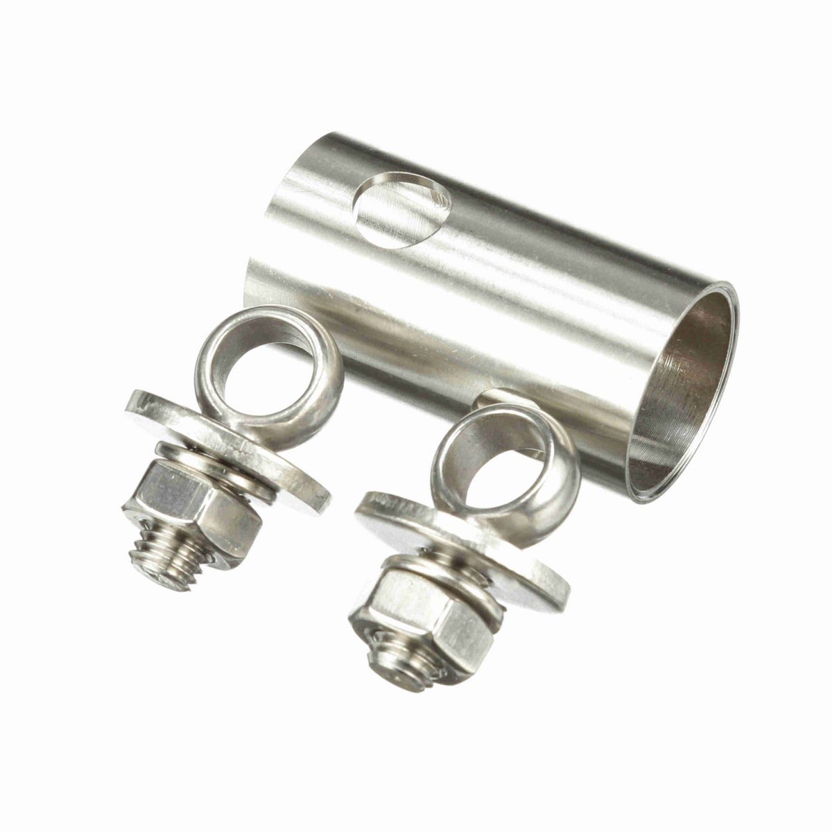 System Plast Cross Block for 1/2-in round x 1/2-in round w/ 2 Nuts - VG-621SNN-12-12