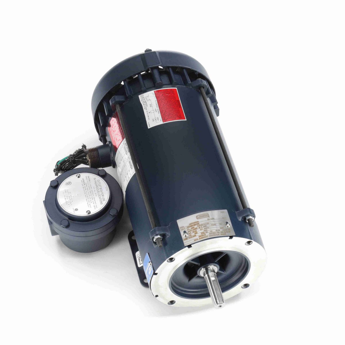 LEESON Explosion Proof Motor, 1 & 0.75 HP, 3 Ph, 60 & 50 Hz, 230/460 & 190/380 V, 1800 & 1500 RPM, 56C Frame, EPFC - 119438.00