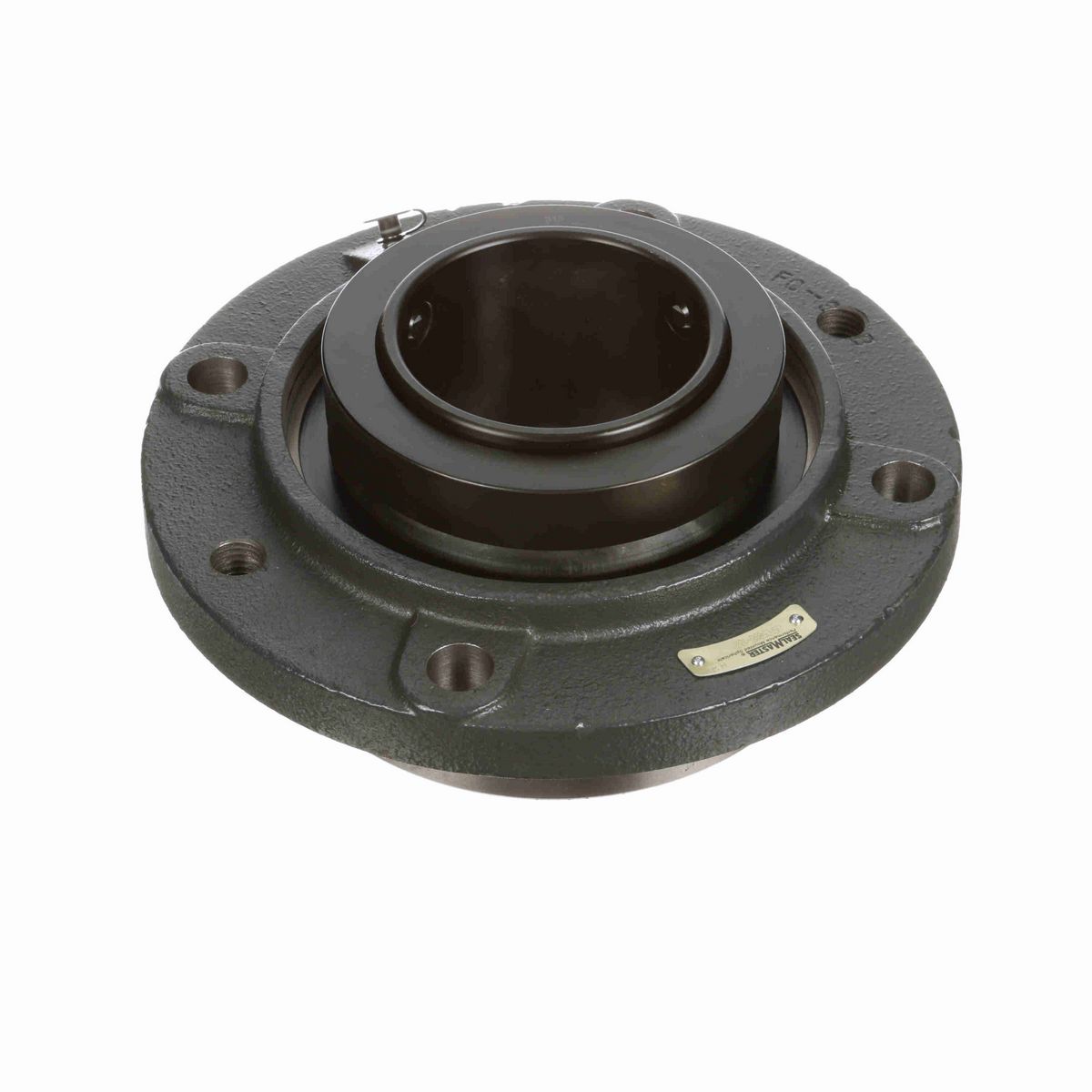 Sealmaster Mounted Cast Iron Piloted Flange Spherical Roller - 52100 Bearing Steel, Black Oxided - Collar Mount Lock - USFC5000-400