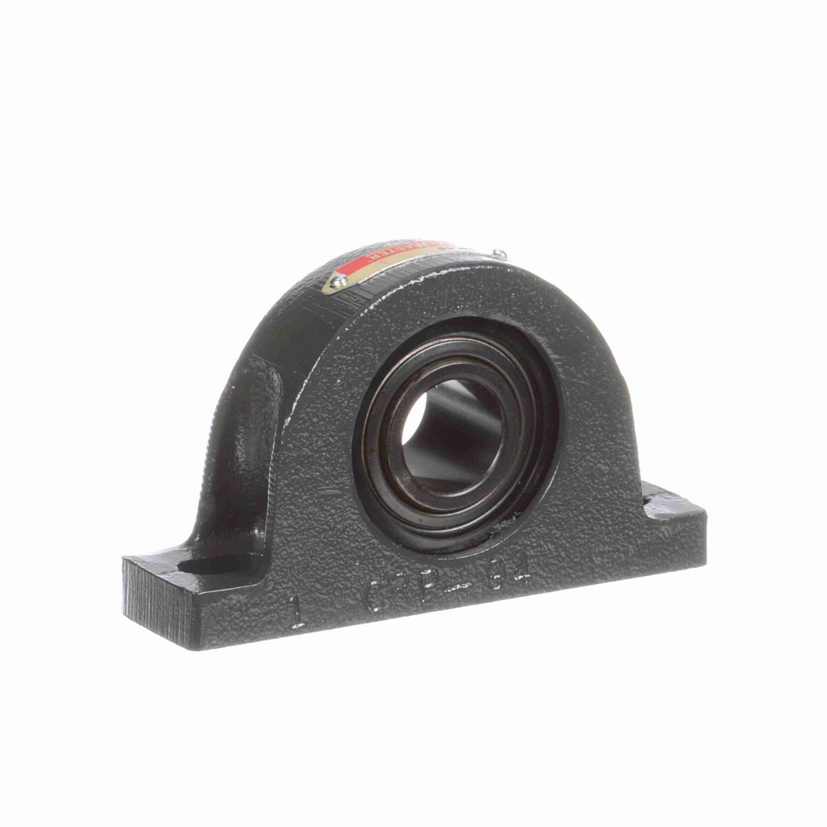 Sealmaster Mounted Rubber Two Bolt Pillow Block Ball Bearing - 52100 Bearing Steel, Phosphorus Nickel Coated - Setscrew Lock - CRP-16