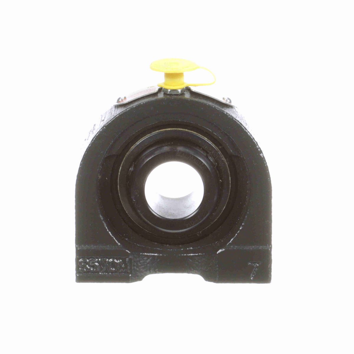 Sealmaster Mounted Cast Iron Tapped Base Pillow Block Ball Bearing - 52100 Bearing Steel, Black Oxided - Setscrew Lock - TB-14