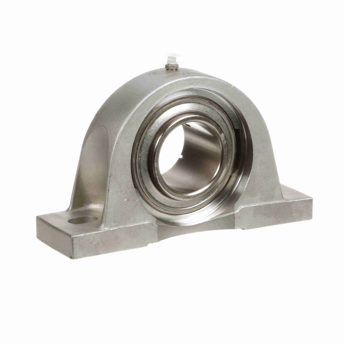 Sealmaster Mounted Stainless Steel Two Bolt Pillow Block Ball Bearing - 52100 Bearing Steel, Phosphorus Nickel Coated - Concentric Lock - Corrosion Resistant - CRPS-PN39T