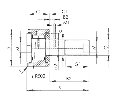 Опорный ролик ASK KRV 40 PPSK-ASK [511185]