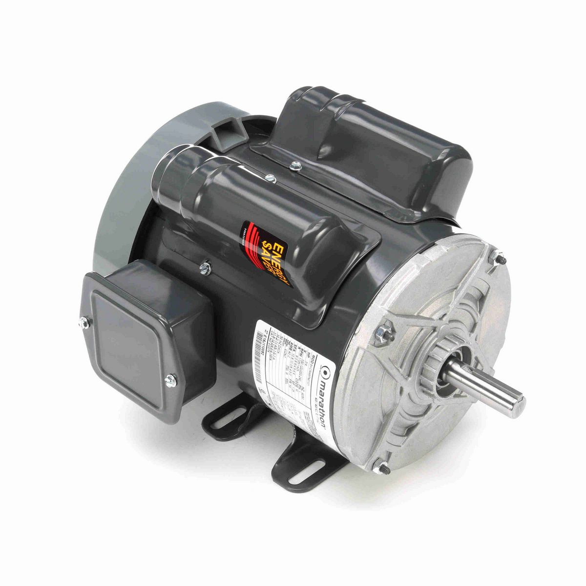 LEESON General Purpose Motor, 0.75 HP, 1 Ph, 60 Hz, 100-120/200-240 V, 1800 RPM, 56 Frame, TEFC - EG276