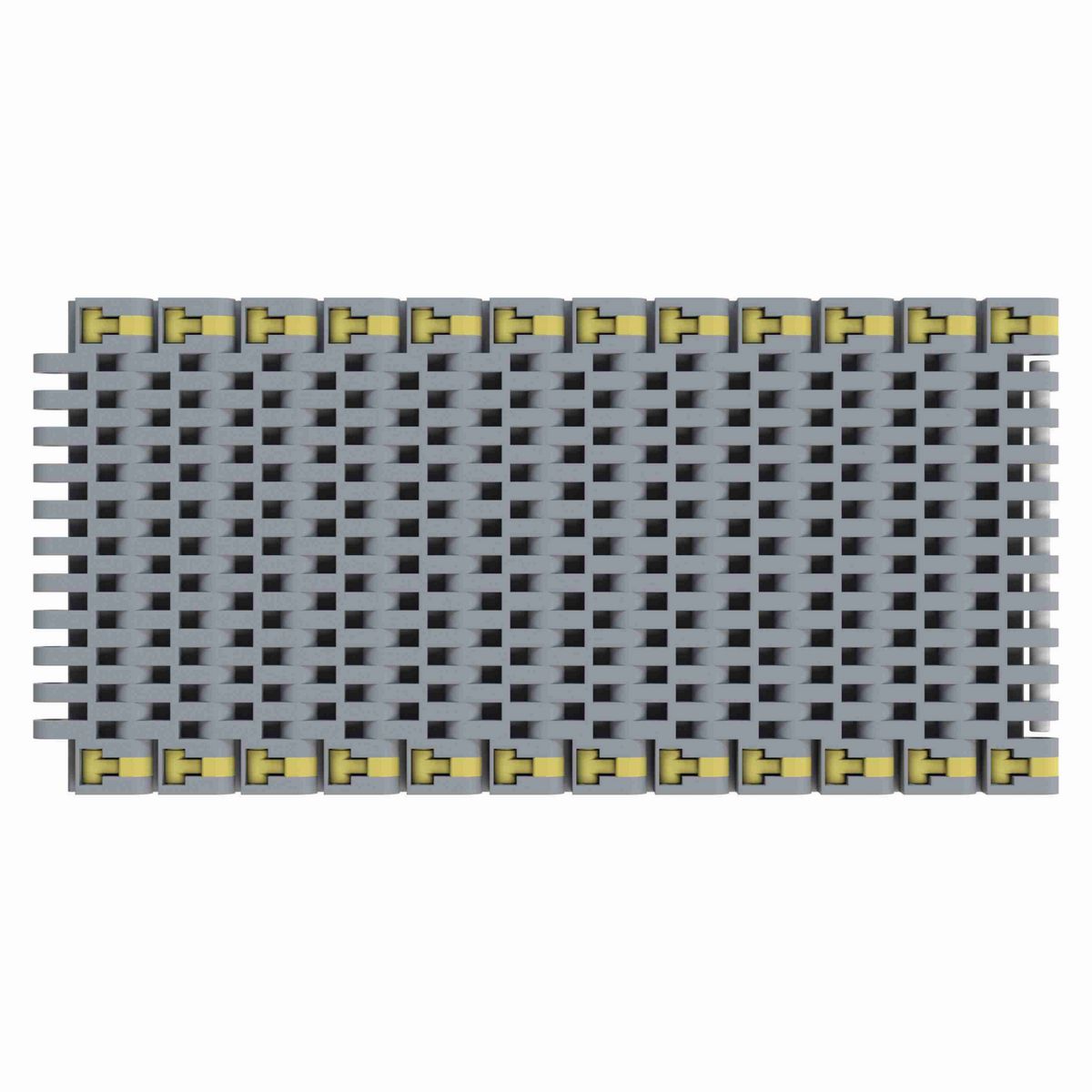 Rexnord 8505 Straight Running Solid Top, Material: Silver Platinum Series™ X, Width: 4.5in, Pitch: 0.75in - 10286178