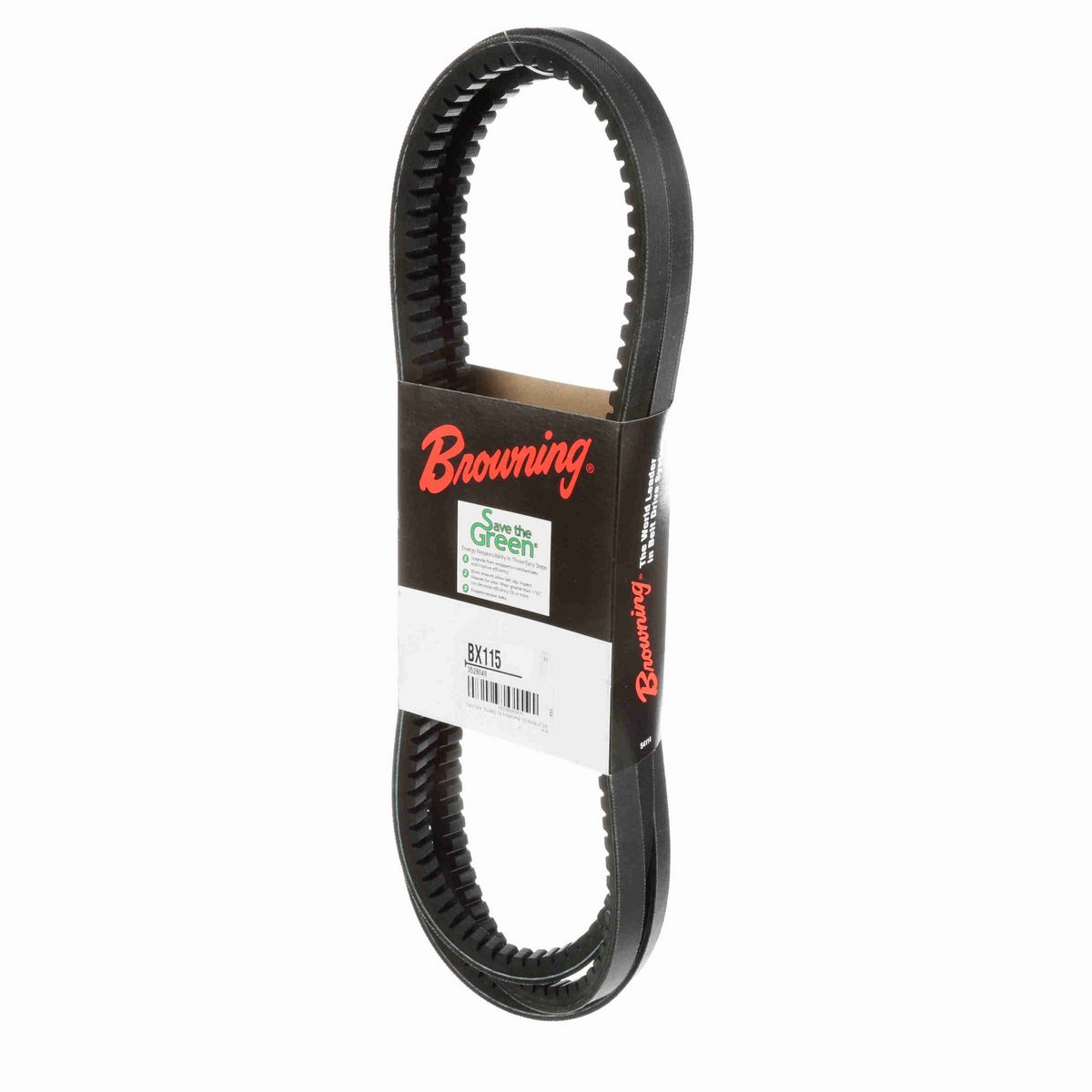 Browning EPDM Notched Belt 98% Efficient - BX115