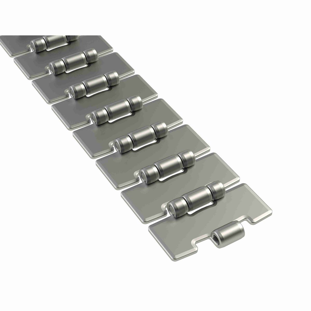 Rexnord 8811X M Side-flexing Solid Top, Material: 0, Width: 3.25in, Pitch: 1.5in - 767.69.31